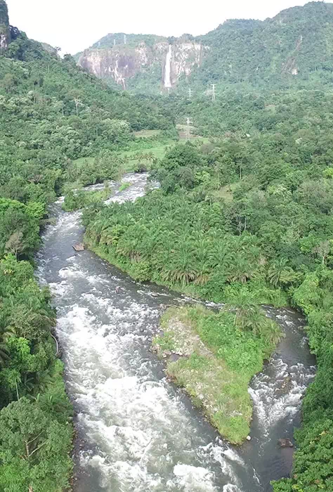 Hydropower River in Sumatra